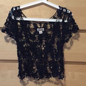 Mudd Crochet Crop Top